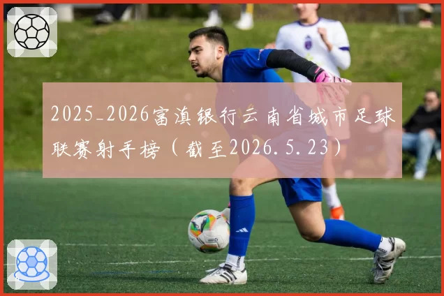2025_2026富滇银行云南省城市足球联赛射手榜（截至2026.5.23）